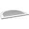 Ekena Millwork Round Top Surface Mount PVC Gable Vent: Functional, w/ 3-1/2"W x 1"P Standard Frame, 36"W x 28"H GVPRT36X2801SF - alternate 3
